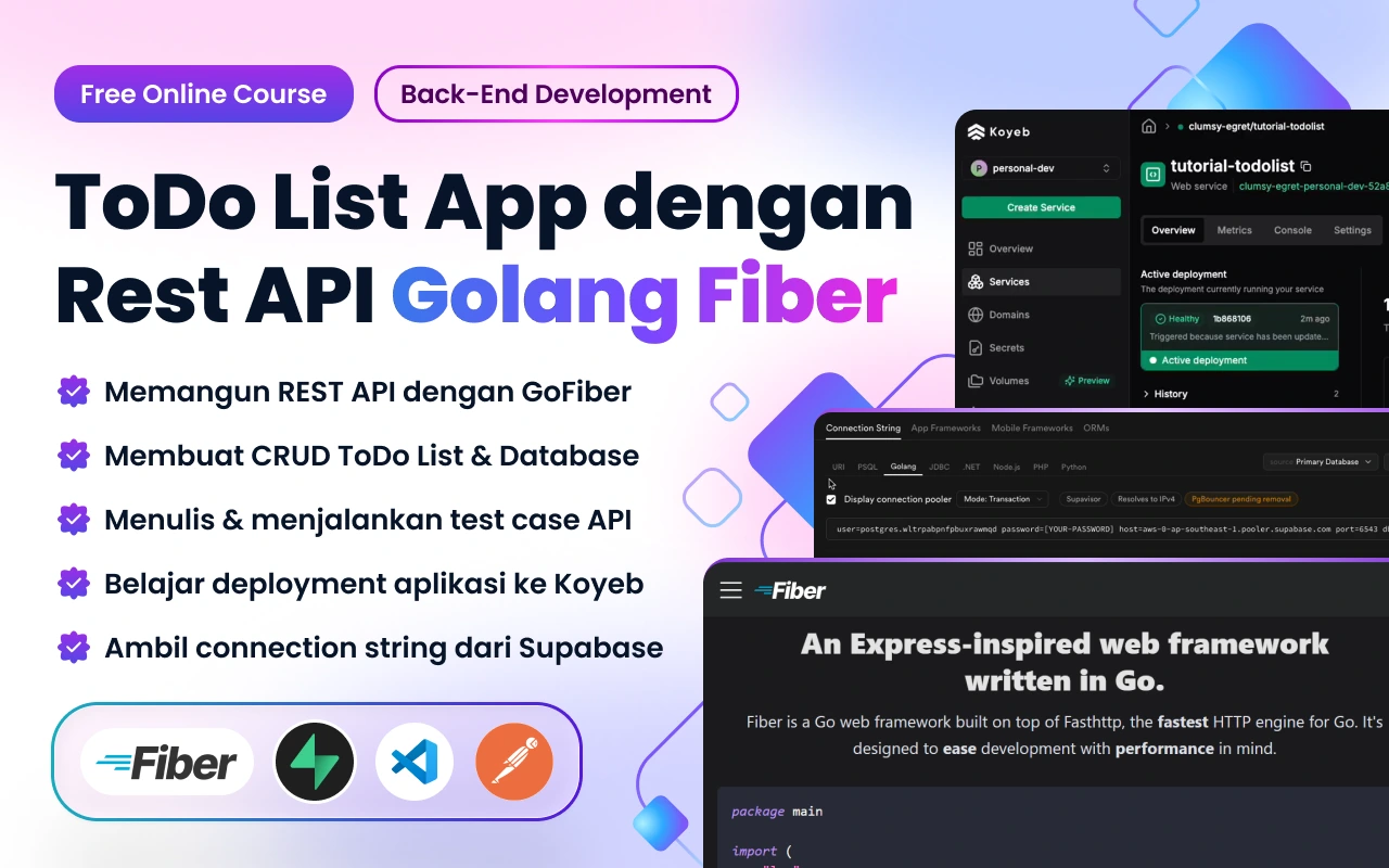 Membuat REST API To Do App Menggunakan GoFiber